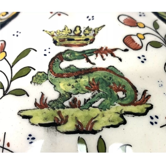 Vintage French Ceramic Lidded Bowl - Picture 6 of 11